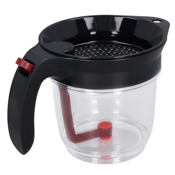 Multifunktionell 1000 ml fettavskiljare - värmebeständig, BPA-fri, hållbar ABS, bärbar såsavskiljare