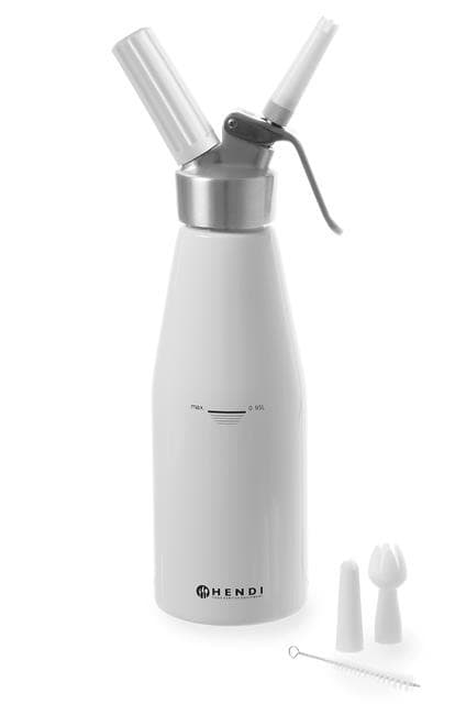 Sifon för vispad grädde, HENDI, Kitchen Line, 0,5 l, 80 x 260 mm