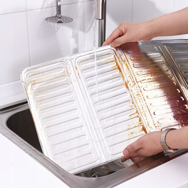Stegeskærm aluminiumsbeskyttelse mod oliestænk Clean KITCHEN 1 stk.