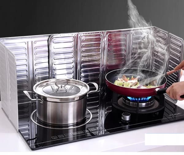 Stegeskærm aluminiumsbeskyttelse mod oliestænk Clean KITCHEN 1 stk.