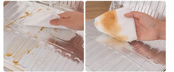 Stegeskærm aluminiumsbeskyttelse mod oliestænk Clean KITCHEN 1 stk.