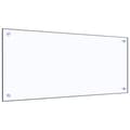 Miniatyrbild 1 av 2: Stänkskydd transparent 90x40 cm härdat glas