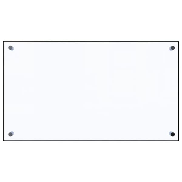 Stänkskydd transparent 70x40 cm härdat glas