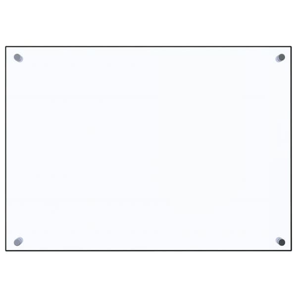 Stänkskydd transparent 70x50 cm härdat glas
