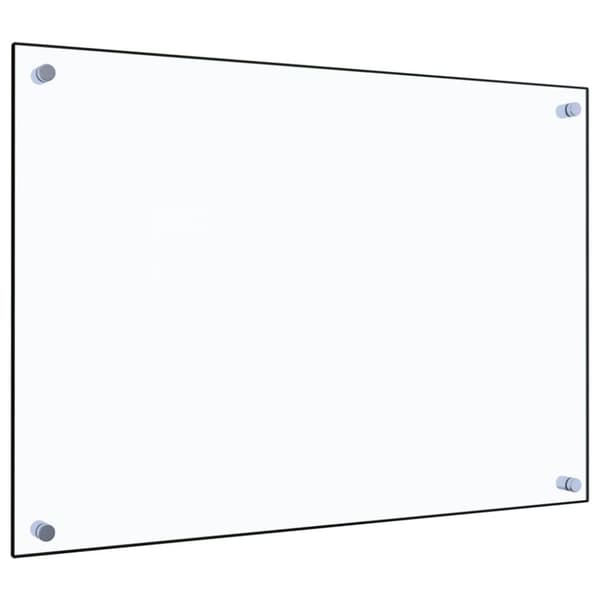 Stänkskydd transparent 70x50 cm härdat glas