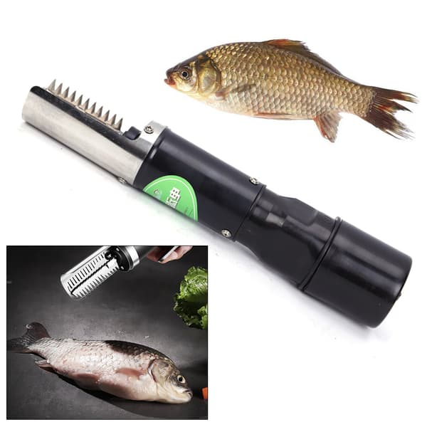 Elektrisk Fiskeskaler, 120W Kraftfuld Motor, Batteridrevet, Vandtæt IPX7