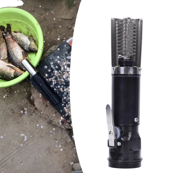 Elektrisk Fiskeskaler, 120W Kraftfuld Motor, Batteridrevet, Vandtæt IPX7