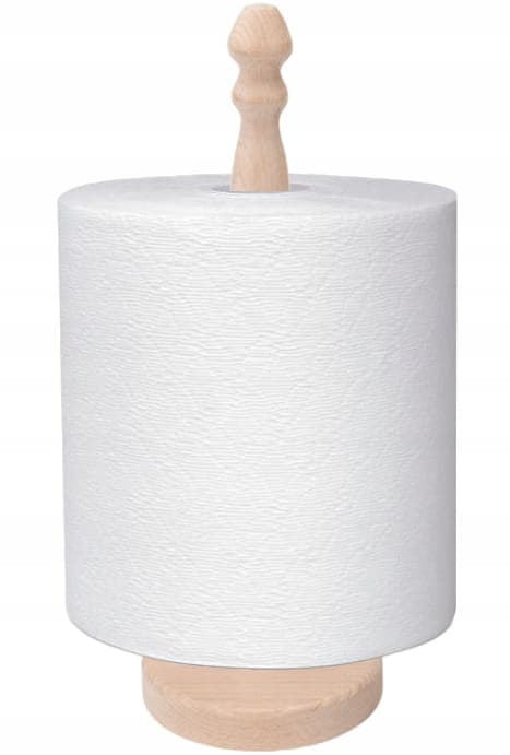 Papirhåndklædeholder 30 cm naturtræ