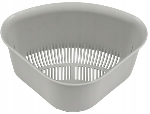 Køkkenafløb til hjørnevask til grøntsager og frugter 23x16,5 cm