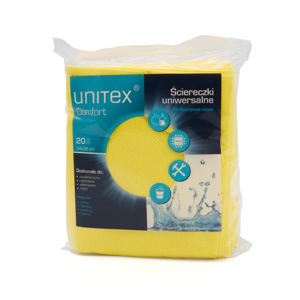 Unitex gul duk, 20-pack