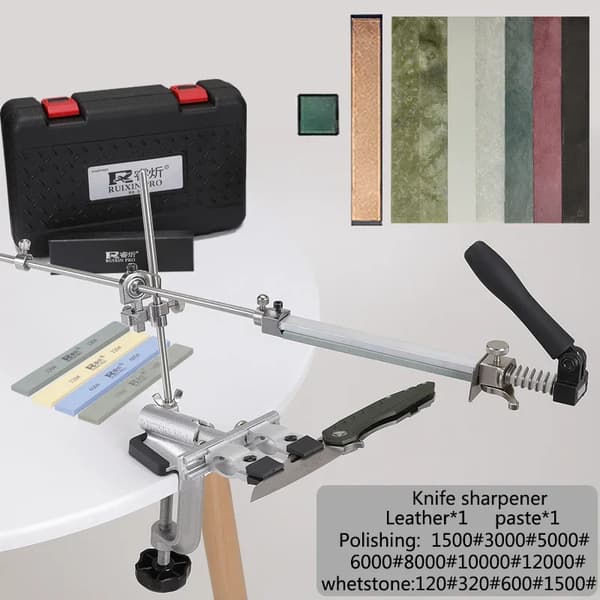 Knivsliber, Justerbar Holder, 360-Graders Flip, Flere Kornsvalgsmuligheder,VALG, HZ09 WH4 WD7P PG