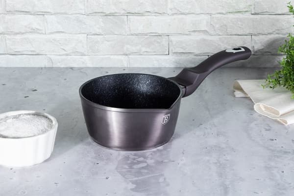 Granitkasserolle 16 cm Berlingerhaus Bh-6891 Carbon Pro Lumarko!