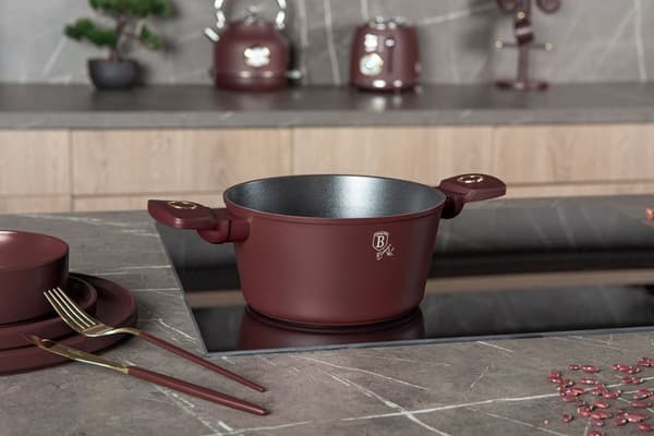 Titanium gryde med låg 20cm Berlinger Haus Bh-8040 Leonardo Lumarko!