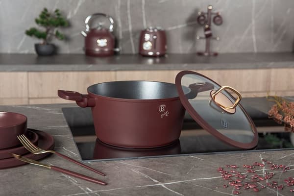 Titanium gryde med låg 30cm Berlinger Haus Bh-8043 Leonardo Lumarko!