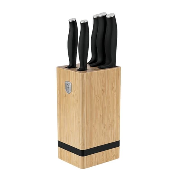 Berlinger Haus Bh-2971 Matsort knivsæt i Lumarko bambusblok!