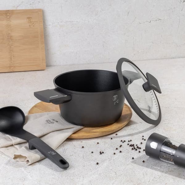 Titaani Kattila Kannella 20cm Berlinger Haus Bh-8130 Antrasiitti Lumarko!