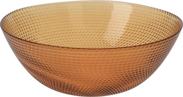 Glasskål Diameter 24cm Amber Lumarko!