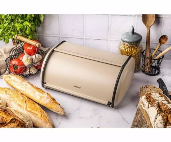 Kinghoff Kh-1754 Stålbrødspand Beige Lumarko!