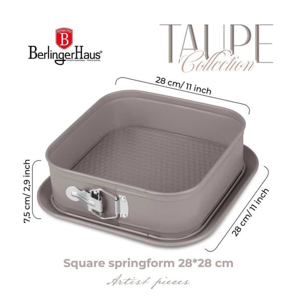 Titaanimuotti 28x28cm Berlinger Haus Bh-8667 Taupe Lumarko!