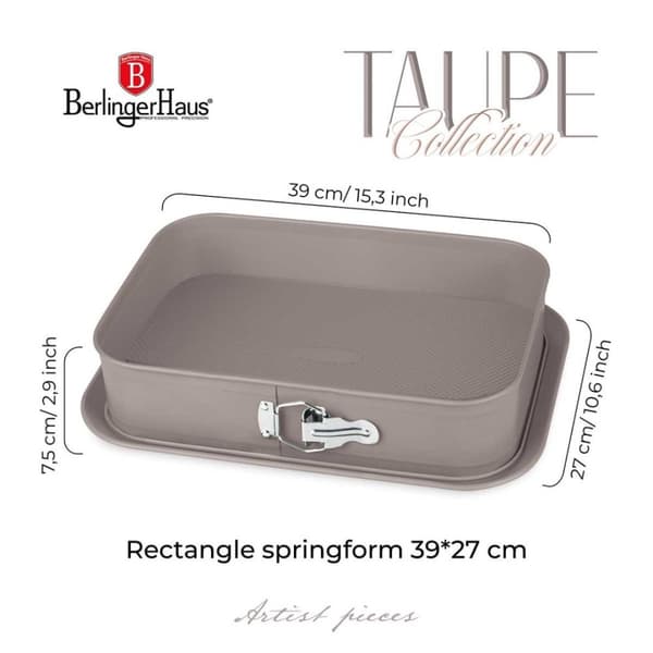 Titaniumform 39x27cm Berlinger Haus Bh-7943 Taupe Lumarko!