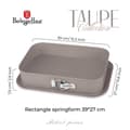 Miniatyrbillede 3 af 9: Titaniumform 39x27cm Berlinger Haus Bh-7943 Taupe Lumarko!
