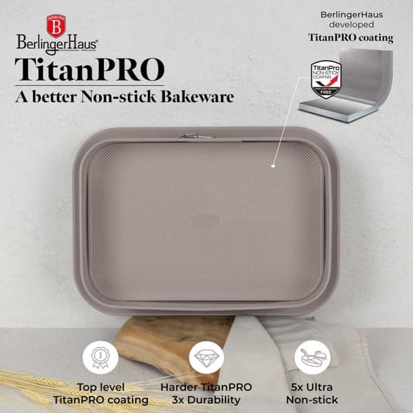 Titaniumform 39x27cm Berlinger Haus Bh-7943 Taupe Lumarko!