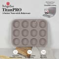 Miniatyrbillede 4 af 8: Titaniumform til 12 muffins Berlinger Haus Bh-7947 Taupe Lumarko!