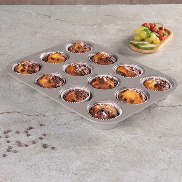 Titaniumform til 12 muffins Berlinger Haus Bh-7947 Taupe Lumarko!