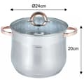 Pikkukuva 3 / 11: Klausberg Gastro Kattila Kannella 24cm 8.6l Kb-7793 Lumarko!
