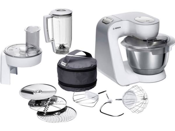 Bosch MUM5 CreationLine MUM58W20 - Kjøkkenmaskin - 1000 W - hvit/sølv