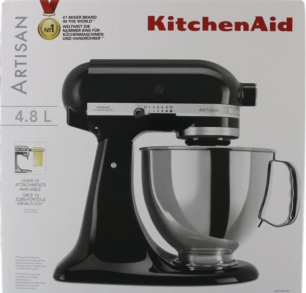 KitchenAid - Artisan Food 5KSM175PSEOB Sort 4,8 liter