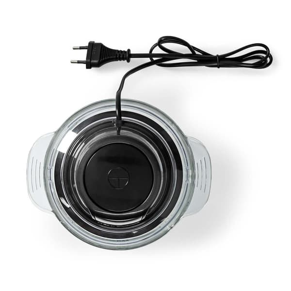 Nedis Mathakker | 500 W | 1 l | Glass | 1-girinnstilling | Sort / Sølv