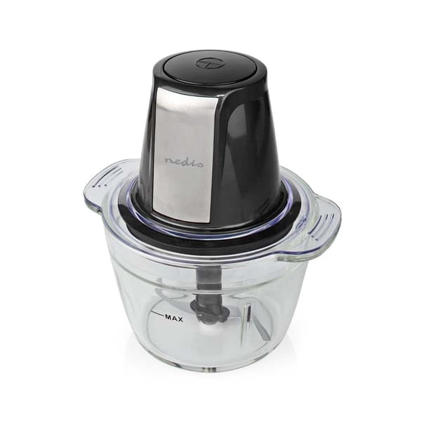 Nedis Mathakker | 500 W | 1 l | Glass | 1-girinnstilling | Sort / Sølv