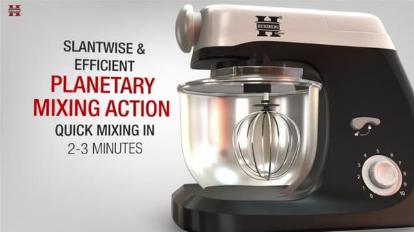 Herzberg HG-5029, Foodprocessor 1200W, Sort