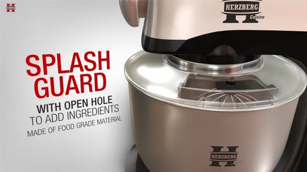 Herzberg HG-5029, Foodprocessor 1200W, Sort
