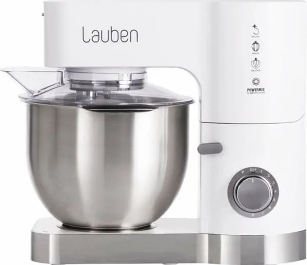 Lauben LBNKM1200WT food processor 1200 W 5.5 L Stainless steel, White