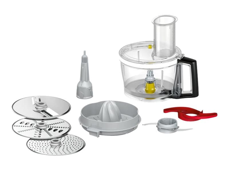Bosch MUZ9VLP1, Black, Gray, Metallic, Transparent, Stainless steel, OptiMUM, 1.6 kg, 1.8 kg
