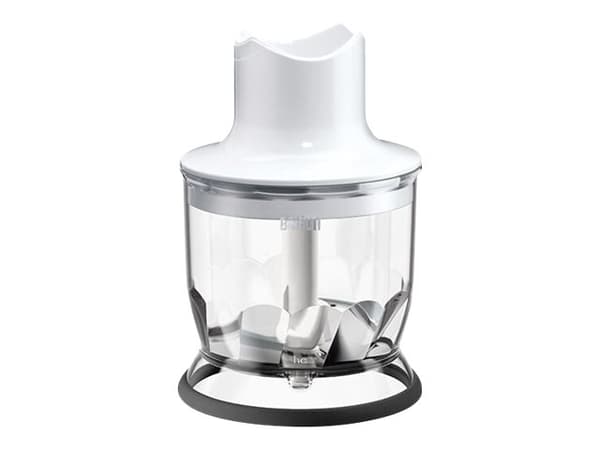Braun MQ 20, Sauvasekoittimen leikkurikulho, 0,35 L, Ruostumaton teräs, Valkoinen, MultiQuick 3 / MultiQuick 3 Vario / MultiQuick 5 / MultiQuick 5 Va