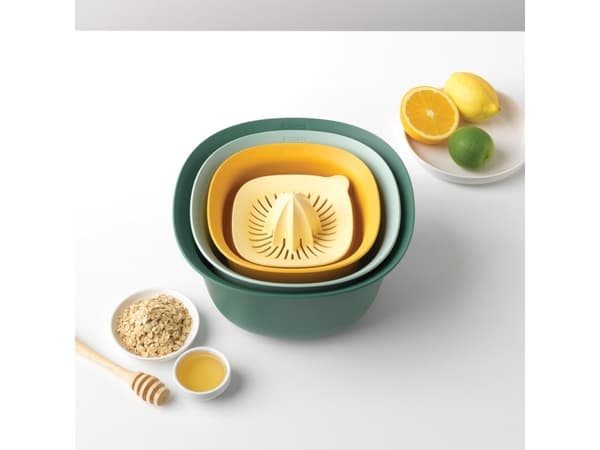 Brabantia Tasty+, Ställ, Blå, Grön, Gul, 3,2 l, 1,5 l, 2,4 l, Plast