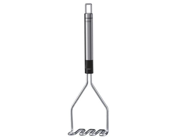 Leifheit 3032, Traditionell potatismosare, Svart, Rostfritt stål, Plast, Rostfritt stål, 1 styck