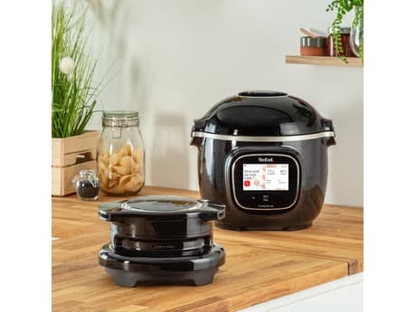 Tefal Cook4me Extra Crisp EY150830, Lokk, Sort, Tefal, 1300 W