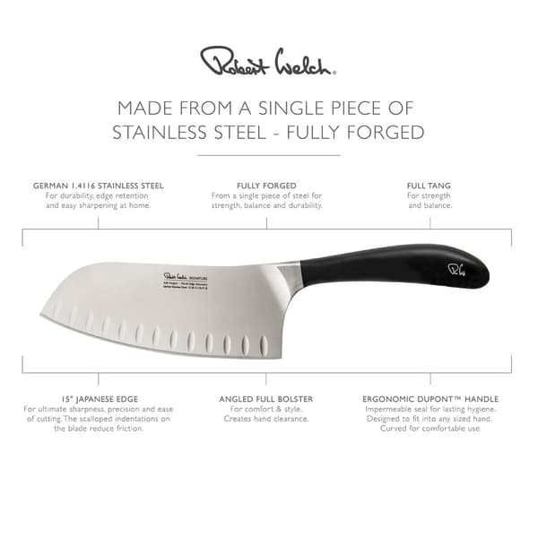 Signature Deep Santoku Knife 17cm