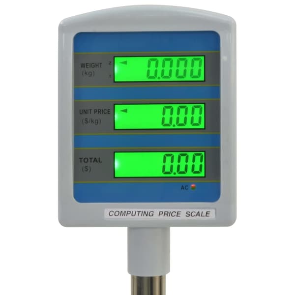 vidaXL Elektronisk paketvåg med LCD 30 kg