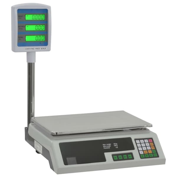vidaXL Elektronisk paketvåg med LCD 30 kg