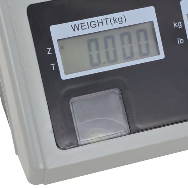 vidaXL digital vægt 30 kg med genopladeligt batteri