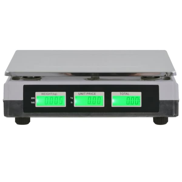 vidaXL Digitalvåg 30 kg med laddningsbart batteri