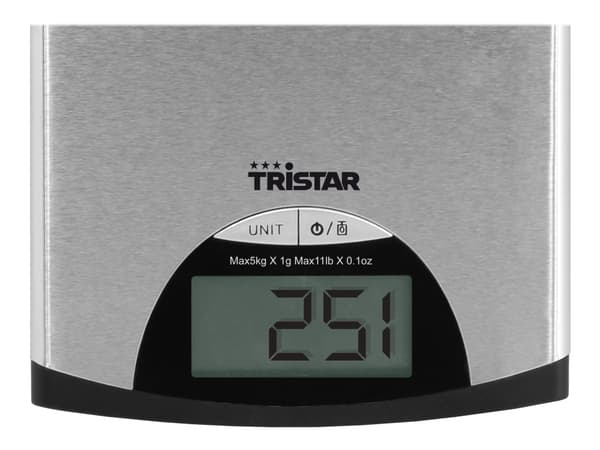 Tristar KW-2435 köksvåg Metallisk Rektangel Elektronisk köksvåg