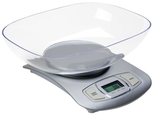 Adler AD 3137s, Elektronisk kjøkkenvekt, 5 kg, 1 g, Sølv, Benkeplate, Knapper