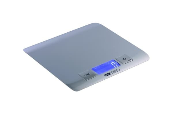 OBH Nordica Balance 5000, Sähkökeittiövaaka, 5 kg, 1 g, Ruostumaton teräs, Ruostumaton teräs, Painikkeet