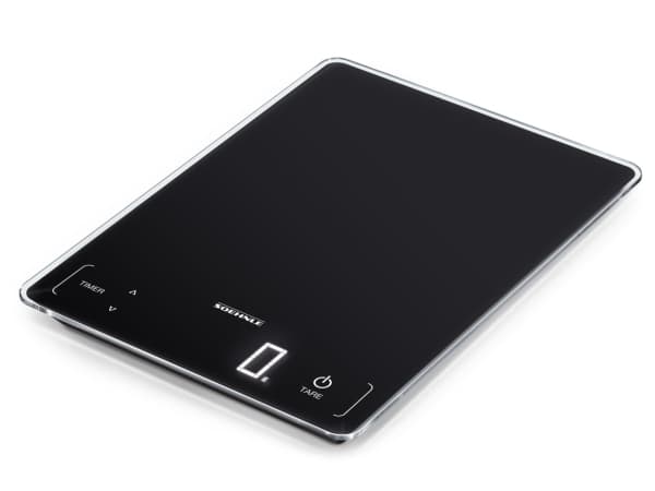 Soehnle Page Profi 100, Elektronisk köksvåg, 15 kg, 1 g, Svart, Glas, Bänkdiskmaskin